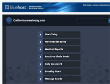 Tablet Screenshot of californianewstoday.com